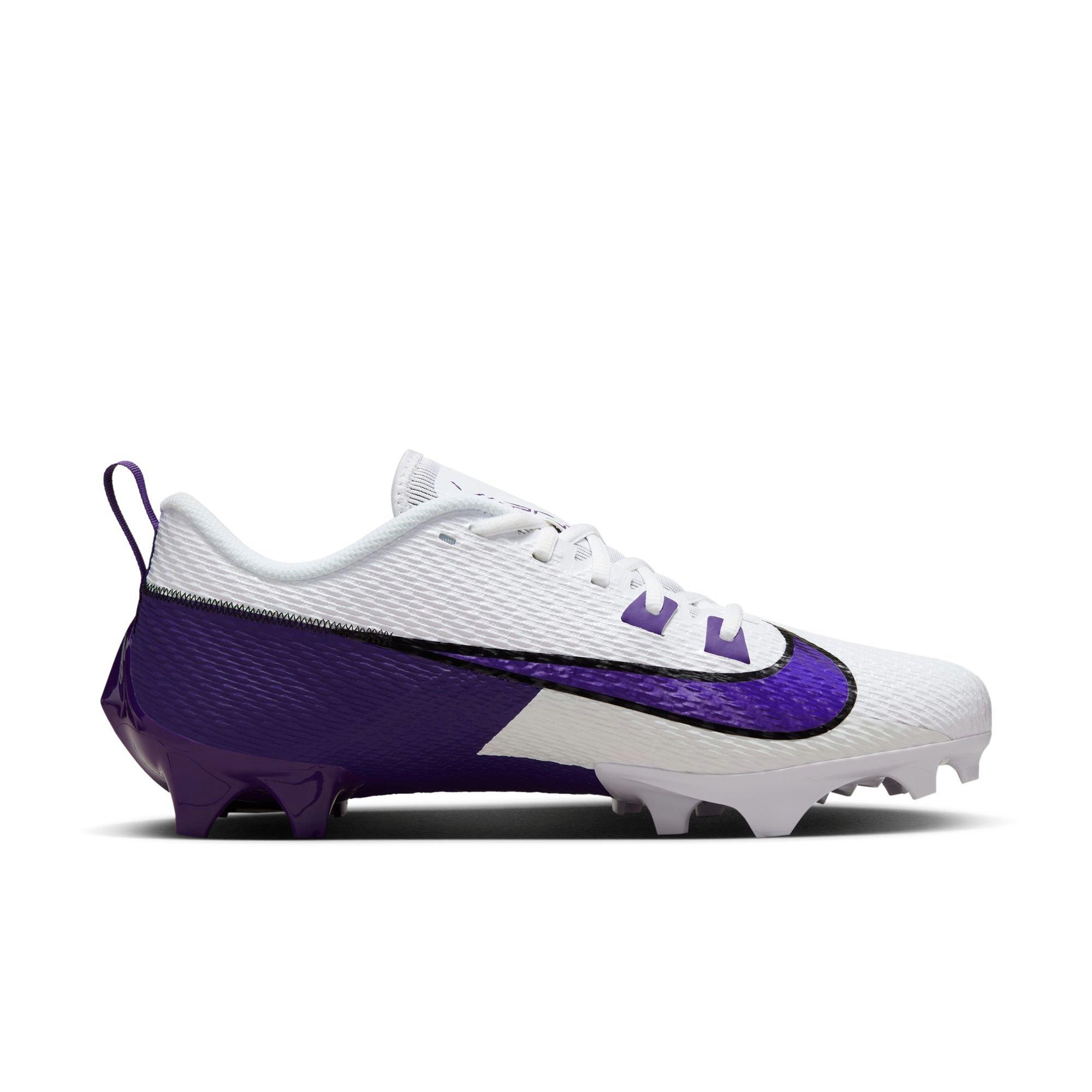 Nike Vapor Edge Speed 360 2 White Purple Black Men s Football Cleat Hibbett